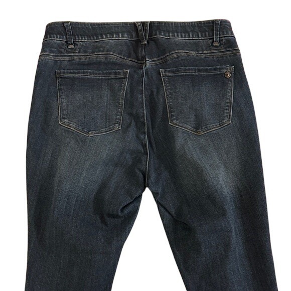 Democracy Womens 16W Blue "Ab"solution Denim Jeans Mid Rise Slim Fit - Picture 4 of 7